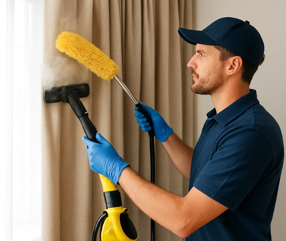 Trusted drapes cleaning technician Matty Curtain Cleaning bellfield-vic QLD