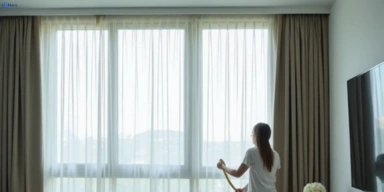 Delicate sheer drape cleaning bellfield-vic Matty Curtain Cleaning